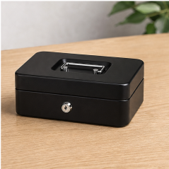 Cromad CR1225 Metal Cash Box, 5 Compartments