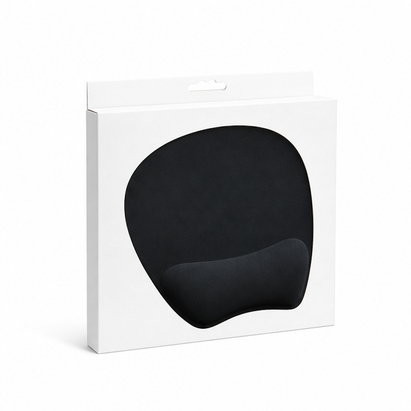 Tooq TQMP1002-B Black ergonomic mouse pad