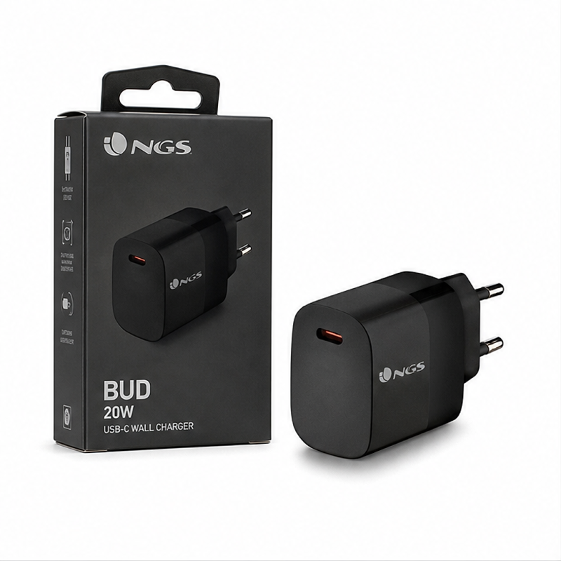 NGS Bud 20W USB-C Wall Charger