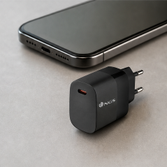 NGS Bud 20W USB-C wall charger, black