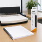 Fellowes black metal binding spines 8 mm, 100 pack