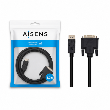 Câble Aisens DisplayPort vers DVI 3 m noir