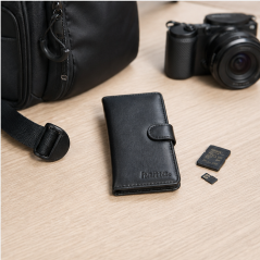 Hama Vegas étui cartes mémoire SD microSD noir
