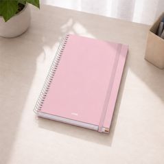 Dohe Serenity A5 Spiral Notebook Pink 100 Sheets