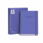 Cahier spirale Dohe Colour Vives A5 violet, 100 feuilles, quadrillage 5 mm