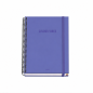 Dohe Colour Vives A5 spiral notebook, purple, 100 sheets, 5 mm grid