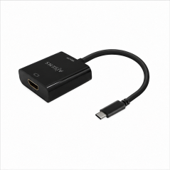 Aisens Convertisseur USB-C vers HDMI 4K@30Hz, noir, 15 cm