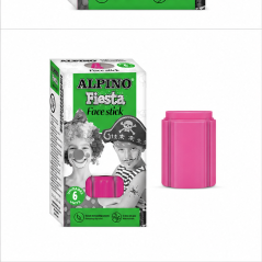 Alpino Face Stick rose, boîte de 6 unités