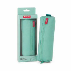 Enri neoprene pencil case teal green 1 compartment