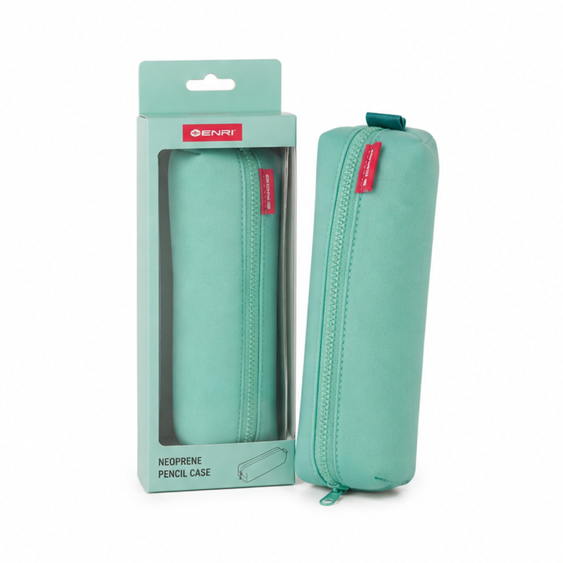 Enri Trousse portatout en néoprène vert bleuté