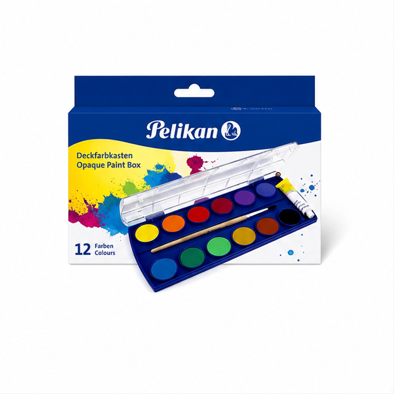 Pelikan Aquarelle scolaire F355 12 couleurs + 1 pinceau