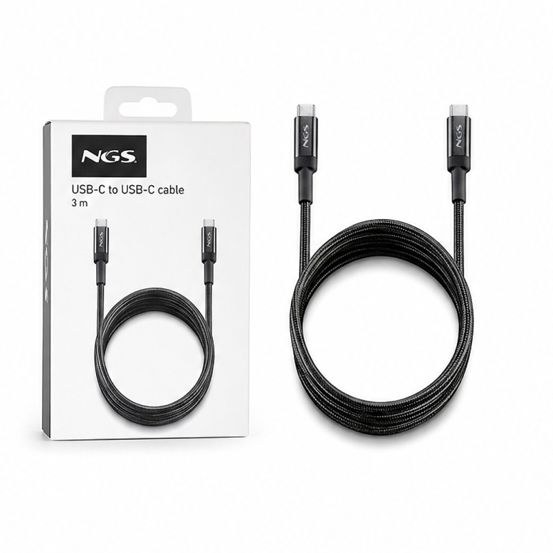 NGS KNOT 65W-3 Câble USB-C 3 m