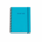 Cahier spirale Dohe Colour Vives A5, 100 feuilles, quadrillage 5 mm, bleu cyan