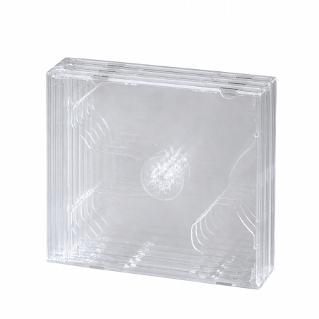 Hama Boîtier CD double standard, lot de 5, transparent