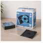 Hama Boîtier CD Slim, boîte de 100, noir et transparent