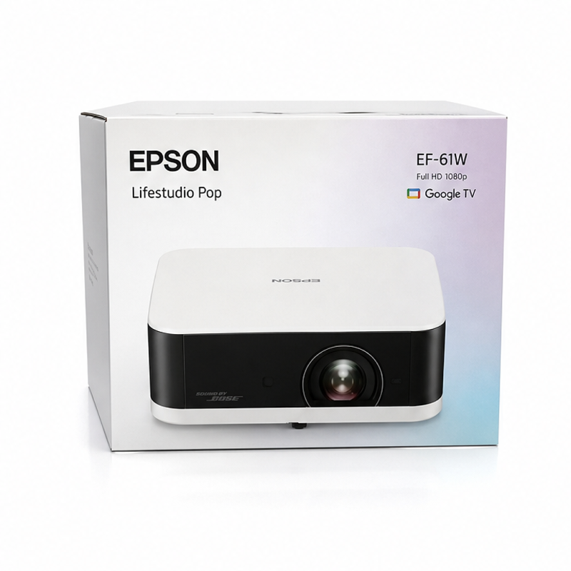 Epson Lifestudio Pop EF-61W Projecteur Smart TV Full HD 1080p