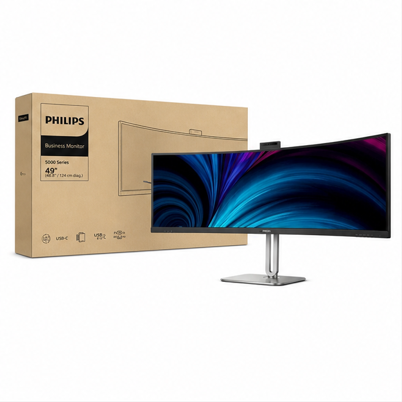 Moniteur incurvé Philips 5000 Series 49B2U5900CH/00 49" DQHD USB-C
