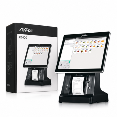 AVPos K6000 15" tactile avec imprimante intégrée