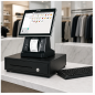 AVPos K6000 15" touch POS terminal with integrated printer