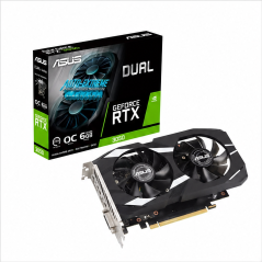 ASUS Dual RTX 3050 OC 6GB GDDR6 Gaming Graphics
