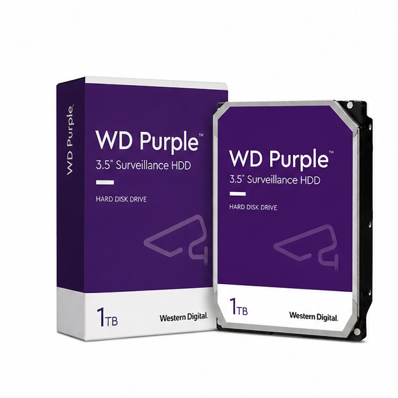 WD Purple 1 To Disque dur interne 3,5" SATA