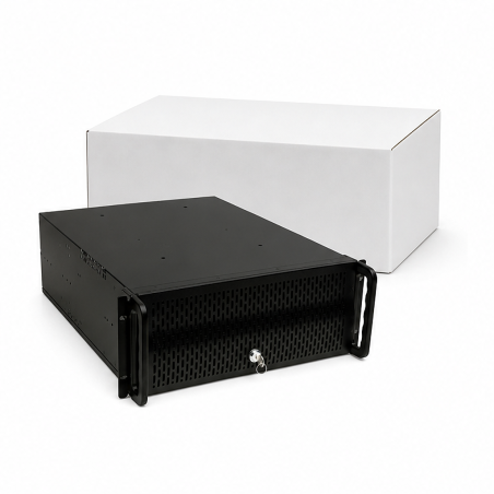 Unykach UK4129 châssis rack 4U 19" noir