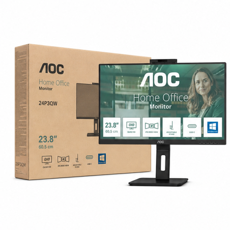 AOC 24P3QW 23,8" IPS Full HD, webcam intégrée