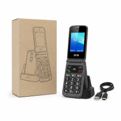 SPC Stella 3 téléphone 4G à clapet SOS