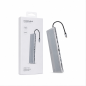 Nanocable Hub USB-C 3.1 11 en 1, gris, 18 cm