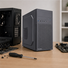 Coolbox M680 MicroATX tower case with 500W PSU