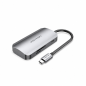 Vention Hub USB-C 6-en-1 gris 0,15 m