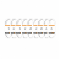 TechOneTech Basik pack de 10 câbles USB-A vers USB-C 1 m