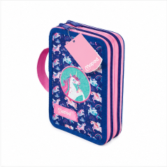 Maped Unicorn 2-tier pencil case 38 pieces