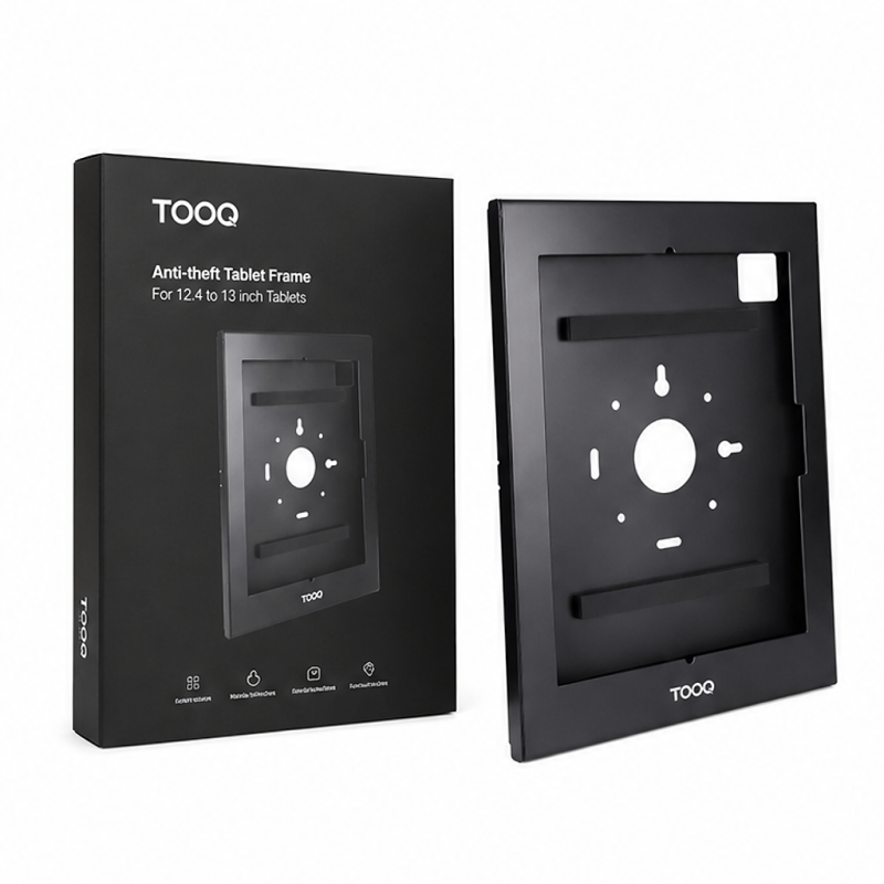 Tooq Anti-theft frame with security lock for 12.4" to 13" tablets