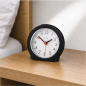Hama Classic analog alarm clock, black