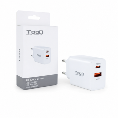 Tooq USB-C PD 20W Wall Charger, White