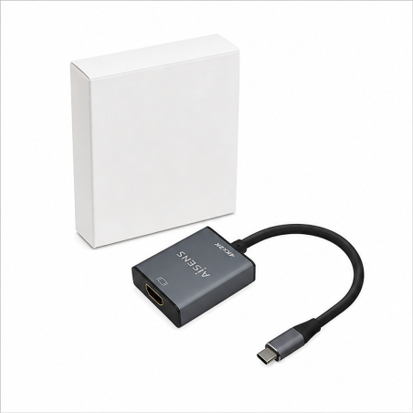 Aisens convertisseur USB-C HDMI 4K@30Hz gris 15 cm