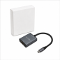 Aisens aluminum USB-C to HDMI converter 4K@30Hz gray 15 cm