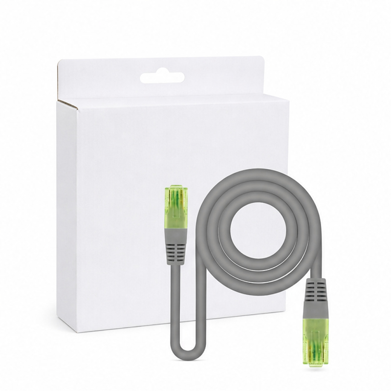 Nanocable RJ45 Cat.6 UTP AWG26 CCA Network Cable, Gray, 20 m