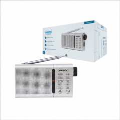 Daewoo DW1037 radio portable AM/FM argent