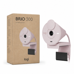Logitech Brio 300 rose | Webcam Full HD USB-C