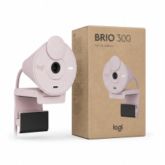 Logitech Brio 300 rose | Webcam Full HD USB-C