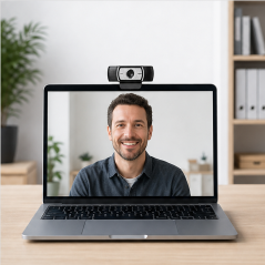 Webcam Logitech C930e 1080p USB-A pour visioconférence