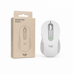 Logitech Signature M650 L blanc cassé | Souris sans fil
