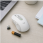 Logitech Signature M650 L souris sans fil USB blanc cassé