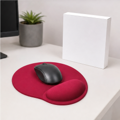 Trust BigFoot ergonomic mouse pad red | Gel rest