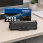 Cartouche de toner noir Brother TN2510XXL d’origine