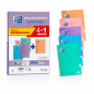 Oxford Classic Write & Erase Pack 4+1 folio 4x4 mm spiral notebooks, 80 sheets, pastel colors Oxford Classic Write & Erase Pack 4+1 folio 4x4 mm spiral notebooks, 80 sheets, pastel colors