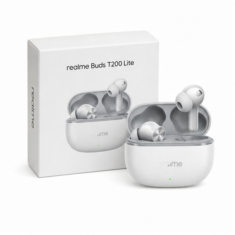 Realme Buds T200 Lite écouteurs true wireless Bluetooth 5.4 gris