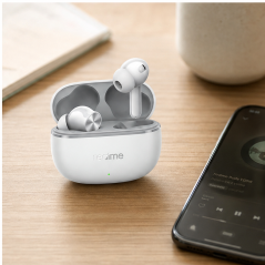 Realme Buds T200 Lite Bluetooth Earbuds | Gray